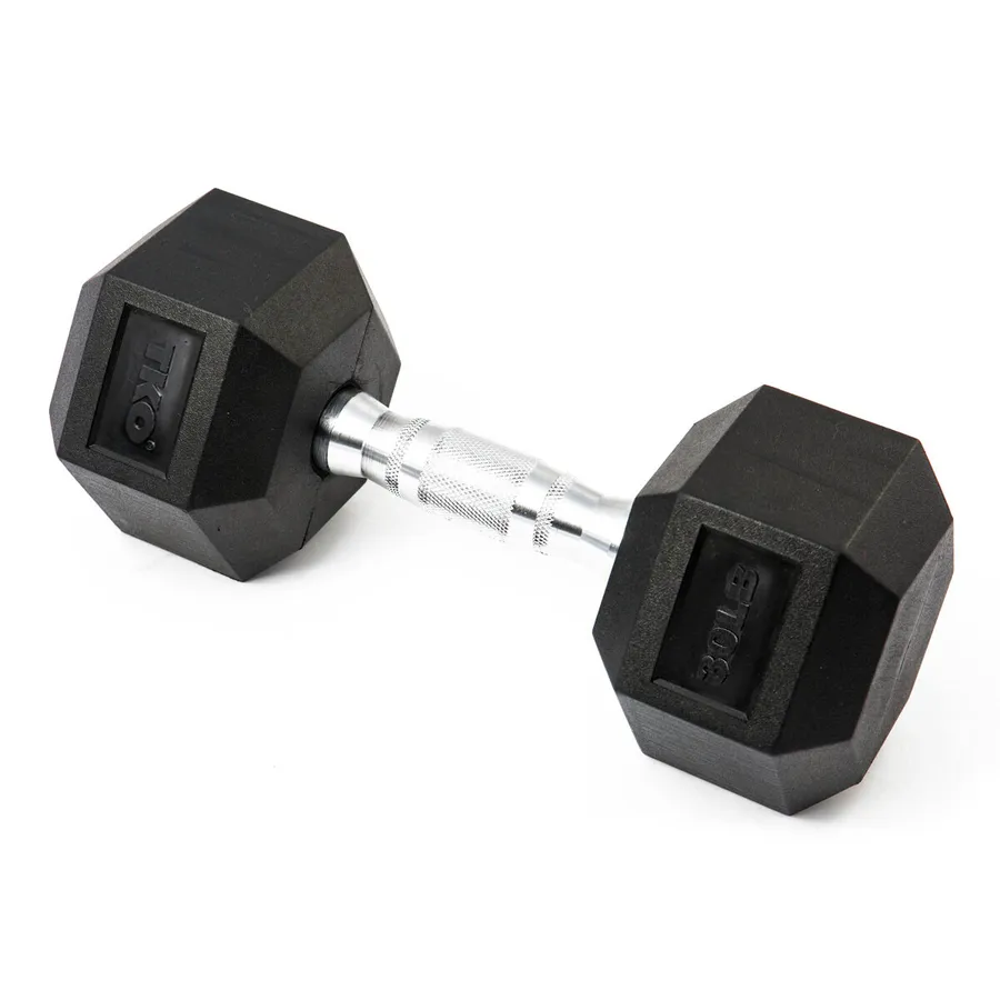 MANCUERNA HEXAGONAL DE GOMA 30 LBS