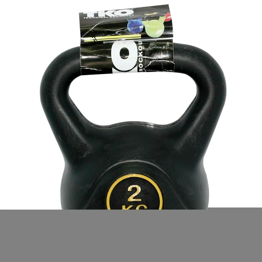 PESAS PLASTICAS KETTLEBELL 2KG