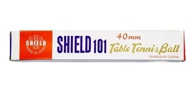 Set X 6pcs Bolas Pelotas Shield 101 Ping-pong 40mm — vista 3