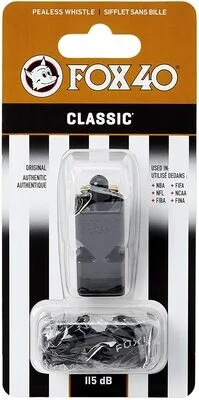 Silbato oficial Fox 40 Classic con cordón desmontable — vista 3