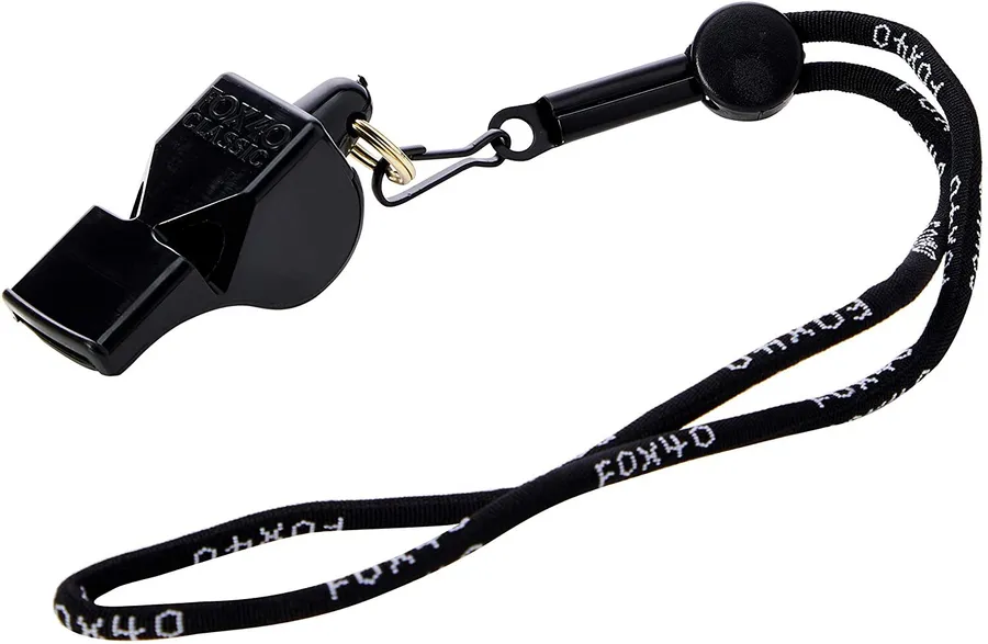 Silbato oficial Fox 40 Classic con cordón desmontable — vista 2