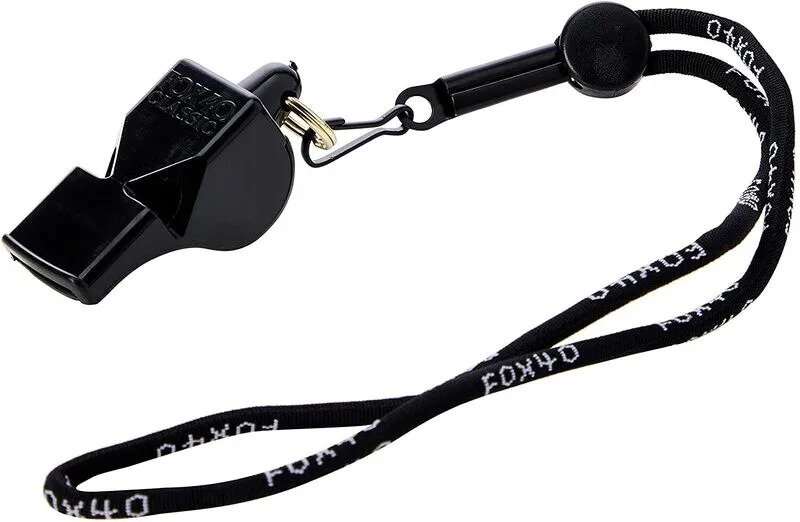 Silbato oficial Fox 40 Classic con cordón desmontable — vista 6