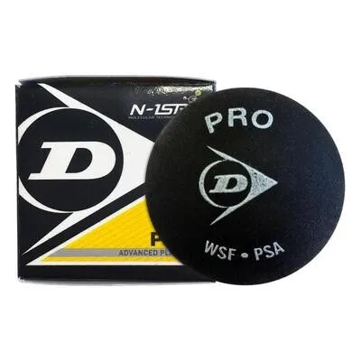 PELOTA SQUASH DUNLOP PRO DOBLE PUNTO AMARILLO — vista 3