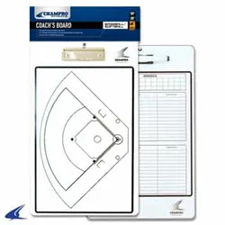 TABLERO DE ENTRENADOR DE BÉISBOL / SÓFTBOL DEPORTIVO CHAMPRO BORRADO EN SECO CON MARCADOR — vista 4