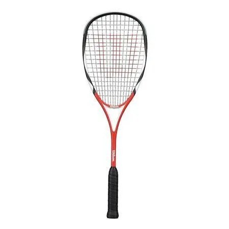 Raqueta De Squash Wilson Tour Clasica 140 Grms - Negro Y Rojo — vista 3