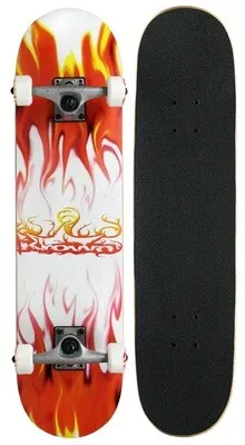 Krown Skateboard Rookie Rojo / Blanco Flame Complete — vista 4