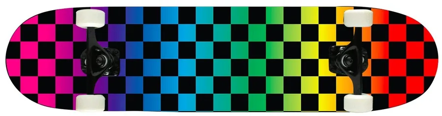 Krown KPC Complete Rainbow Checker 7.75 " — vista 2