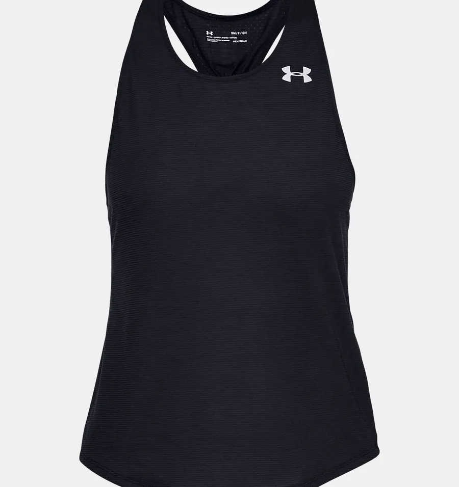 Camiseta sin mangas UA Streaker Racer para mujer