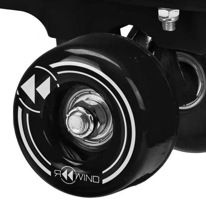 REEWIND Patines de ruedas clásicos de estilo libre para hombre - Negro — vista 3