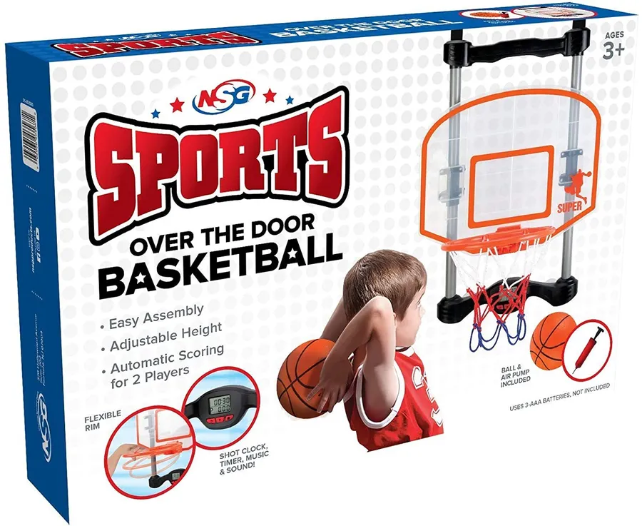 Aro de baloncesto con reloj de disparo, puntuación electrónica y sonido — vista 2