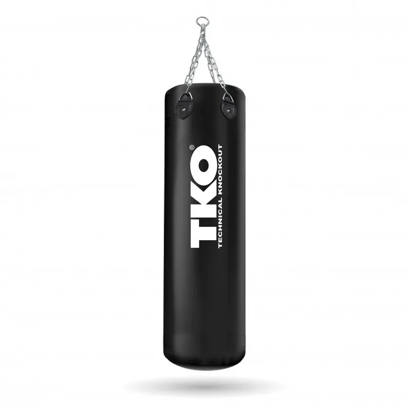 saco de boxeo large 1.20m x 0.35cm black PVC — vista 3