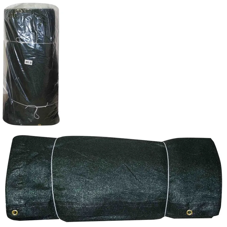 MALLA CORTAVIENTO VERDE CON LOGO WILSON NEGRO 2MX18M C/AMARRADERA
