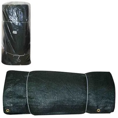 MALLA CORTAVIENTO VERDE CON LOGO WILSON NEGRO 2MX18M C/AMARRADERA — vista 2