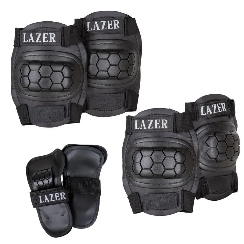 Juego de almohadillas protectoras 3 en 1 LAZER con bolsa de malla