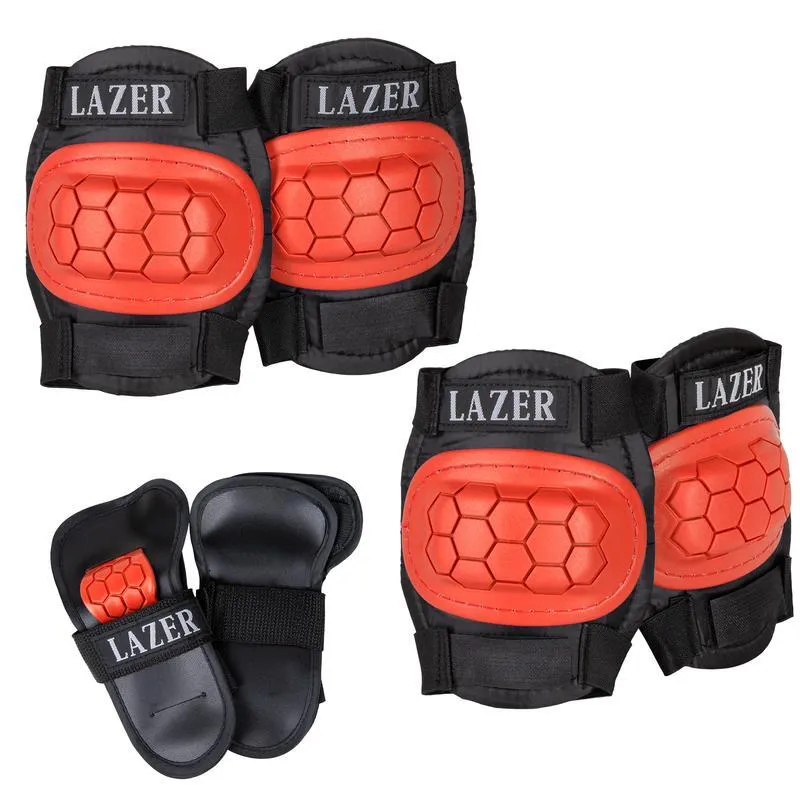 Juego de almohadillas protectoras 3 en 1 LAZER con bolsa de malla — vista 3