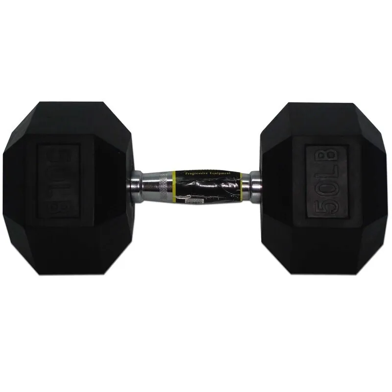 Mancuerna Hexagonal C/Caucho 50 Lb TKO — vista 3