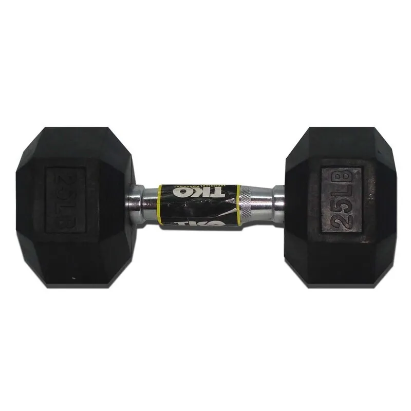 Mancuerna Hexagonal En Caucho 25Lb TKO — vista 4