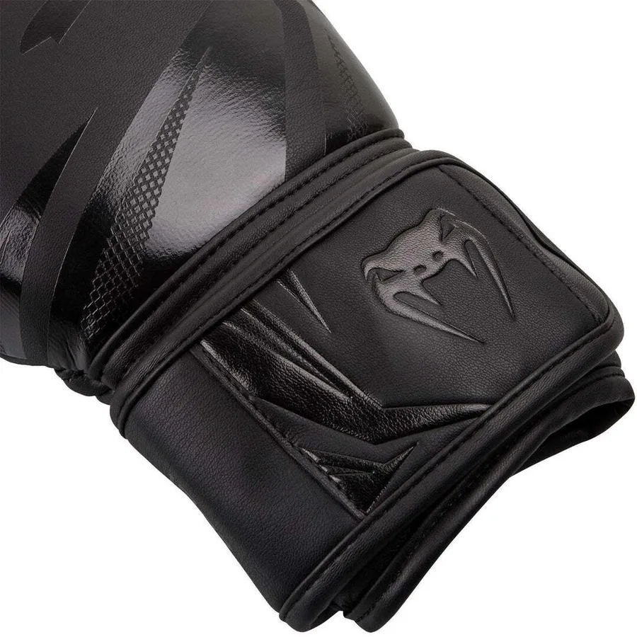Venum Challenger 3.0 Boxing Gloves - Black/Black — vista 2