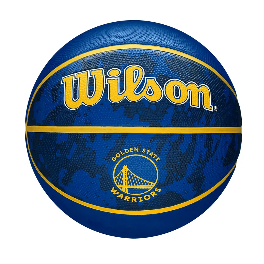 Pelota de Baloncesto NBA Golden State Warriors Wilson Team Tiedye #7 - Azul+amarillo