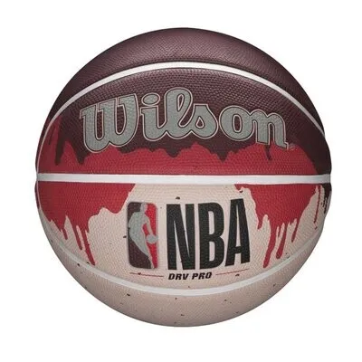 Wilson NBA DRV Pro Balón de baloncesto para exteriores, rojo — vista 4