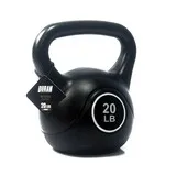 PESAS PLASTICAS KETTLEBELL DURAN 20LB — vista 2
