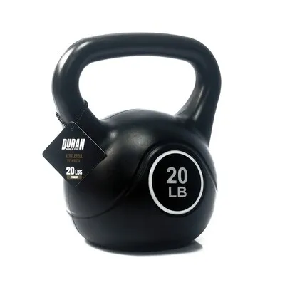 PESAS PLASTICAS KETTLEBELL DURAN 20LB — vista 3