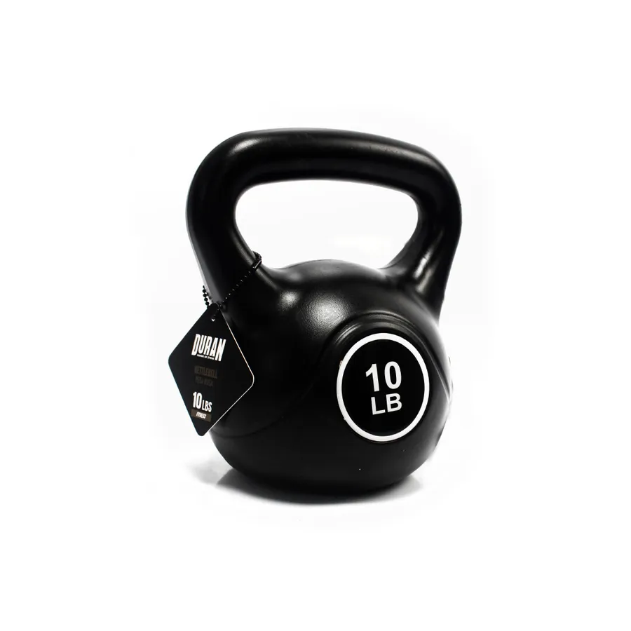 PESAS PLASTICAS KETTLEBELL DURAN 10LB