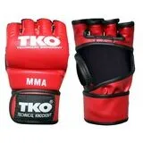 GUANTES MMA PU RED — vista 2