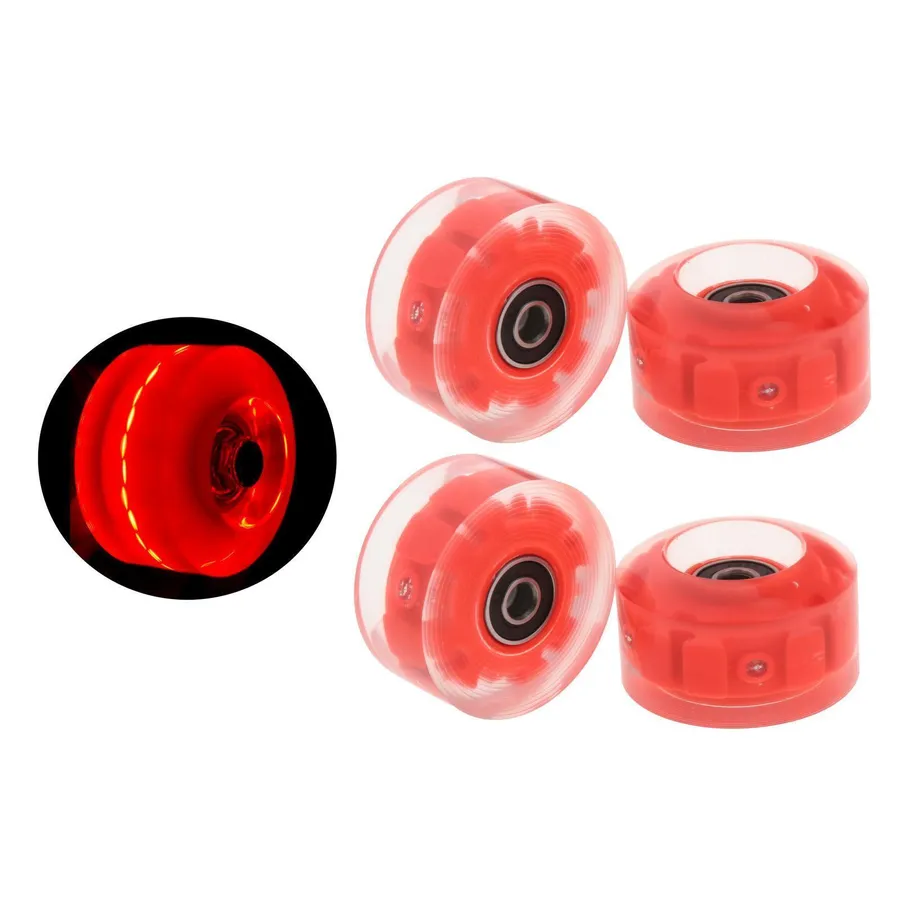 Rueda de patines LED 82A, 58mm x 32mm, duradera, para patinete de carretera y suelo — vista 2