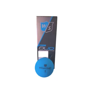 Pelotas de golf Wilson Staff / Duo Soft Optix en azul X3 — vista 2