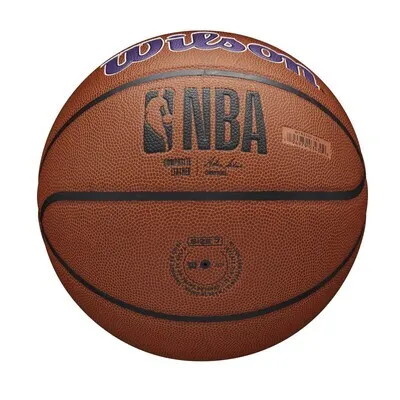 Pelota de baloncesto NBA Los Angeles Lakers Wilson Team Alliance Exterior — vista 5
