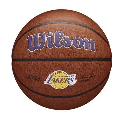 Pelota de baloncesto NBA Los Angeles Lakers Wilson Team Alliance Exterior — vista 3