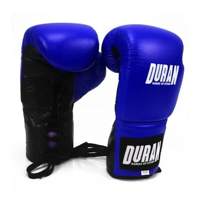 GUANTES BOXEO CUERO C/CORDON DE CUERO DURAN (hands of stone) BLUE 10OZ — vista 5