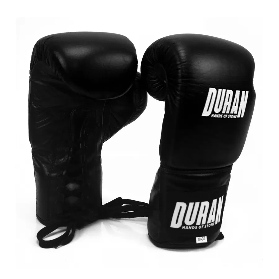 GUANTES BOXEO CUERO C/CORDON DE CUERO DURAN (hands of stone) BLUE 10OZ — vista 2