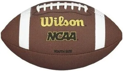 Wilson Unisex NCAA Composite Silver Series Football, Youth, Brown — vista 4