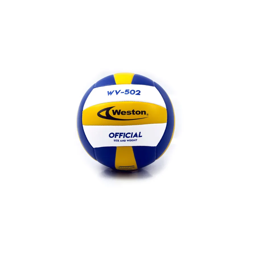 BALÓN VOLEIBOL SOFT TOUCH PVC COSIDO #5 AMARILLO AZUL BLANCO