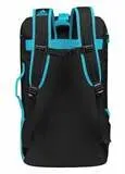 mochila adidas sport artes marciales negro/cian brillante — vista 7