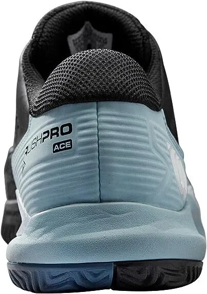 WILSON Zapatillas de tenis Rush Pro Ace Clay para mujer Negro y Azul Sterling — vista 3