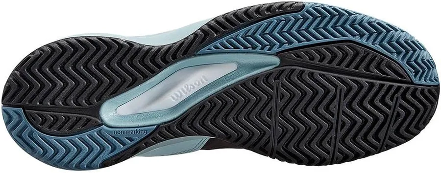 WILSON Zapatillas de tenis Rush Pro Ace Clay para mujer Negro y Azul Sterling — vista 4