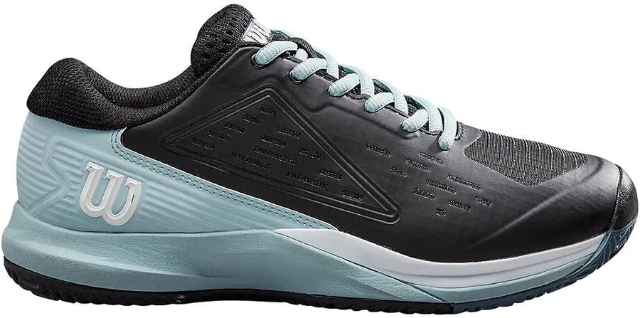 WILSON Zapatillas de tenis Rush Pro Ace Clay para mujer Negro y Azul Sterling — vista 5