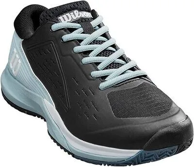 WILSON Zapatillas de tenis Rush Pro Ace Clay para mujer Negro y Azul Sterling — vista 6