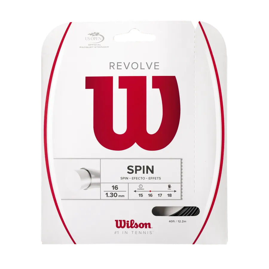 Wilson Revolve Twist - Juego de cuerdas de tenis