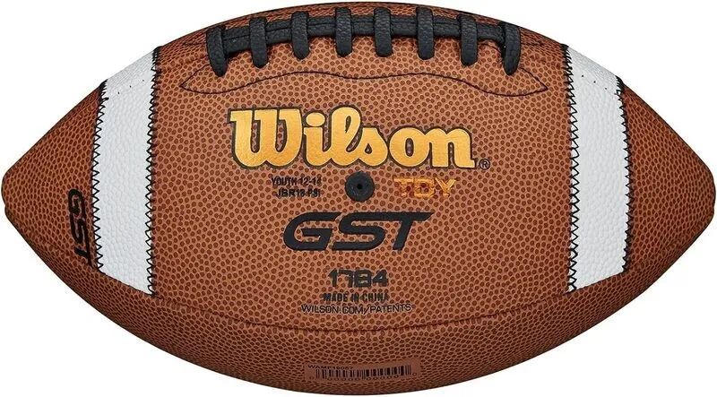 Balón de fútbol americano Wilson GST de material sintético compuesto — vista 5