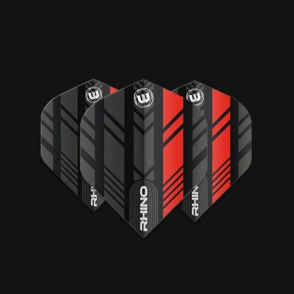 Winmau Rinoceronte Negro y Rojo — vista 3