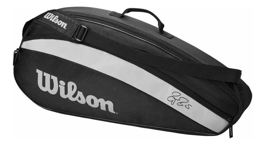 MALETA WILSON ROGER FEDERER TEAM 6PK NEGRO