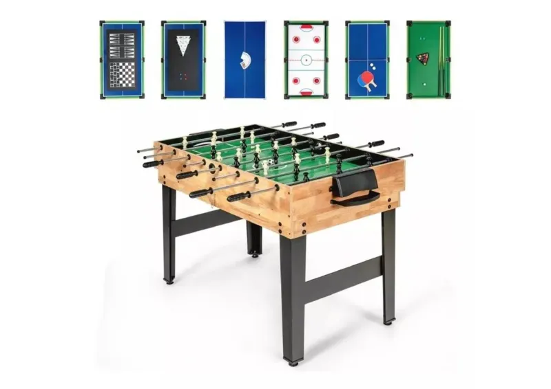 Juego De Mesa 6 En 1 Combinada Con Billar, Futbolito Y Mas — vista 6