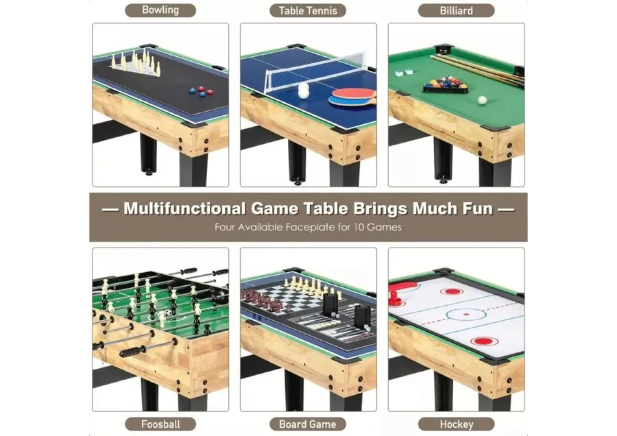 Juego De Mesa 6 En 1 Combinada Con Billar, Futbolito Y Mas — vista 3