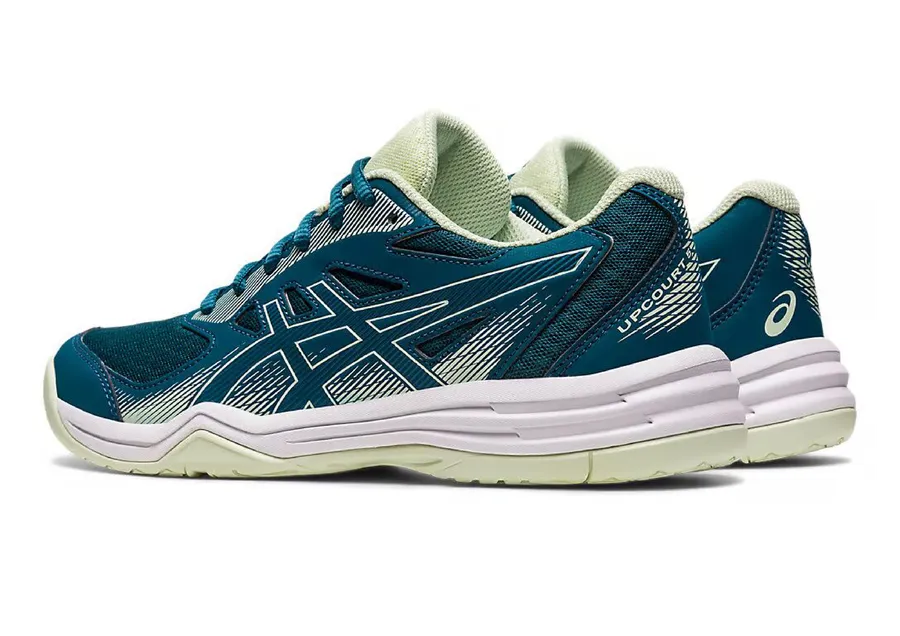 ASICS Upcourt 5 - Zapatillas para voleibol para mujer, color verde — vista 4
