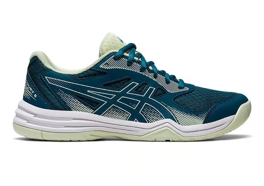 ASICS Upcourt 5 - Zapatillas para voleibol para mujer, color verde