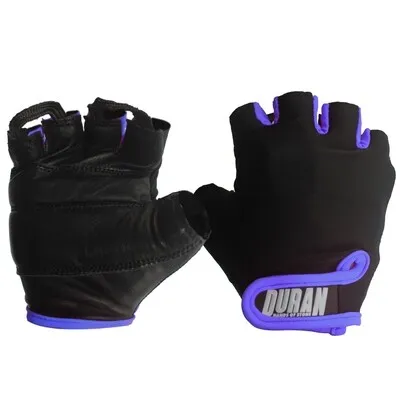 GUANTES DE PESAS CUERO BLACK/VIOLET — vista 3